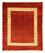 Gabbeh Tæppe - Loribaft Persisk - 215 x 180 cm - rød