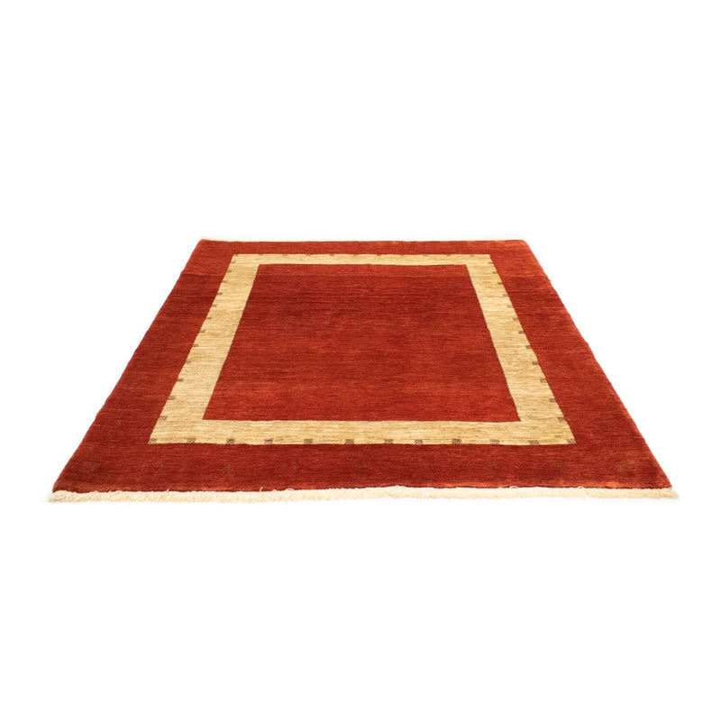 Gabbeh Tæppe - Loribaft Persisk - 215 x 180 cm - rød