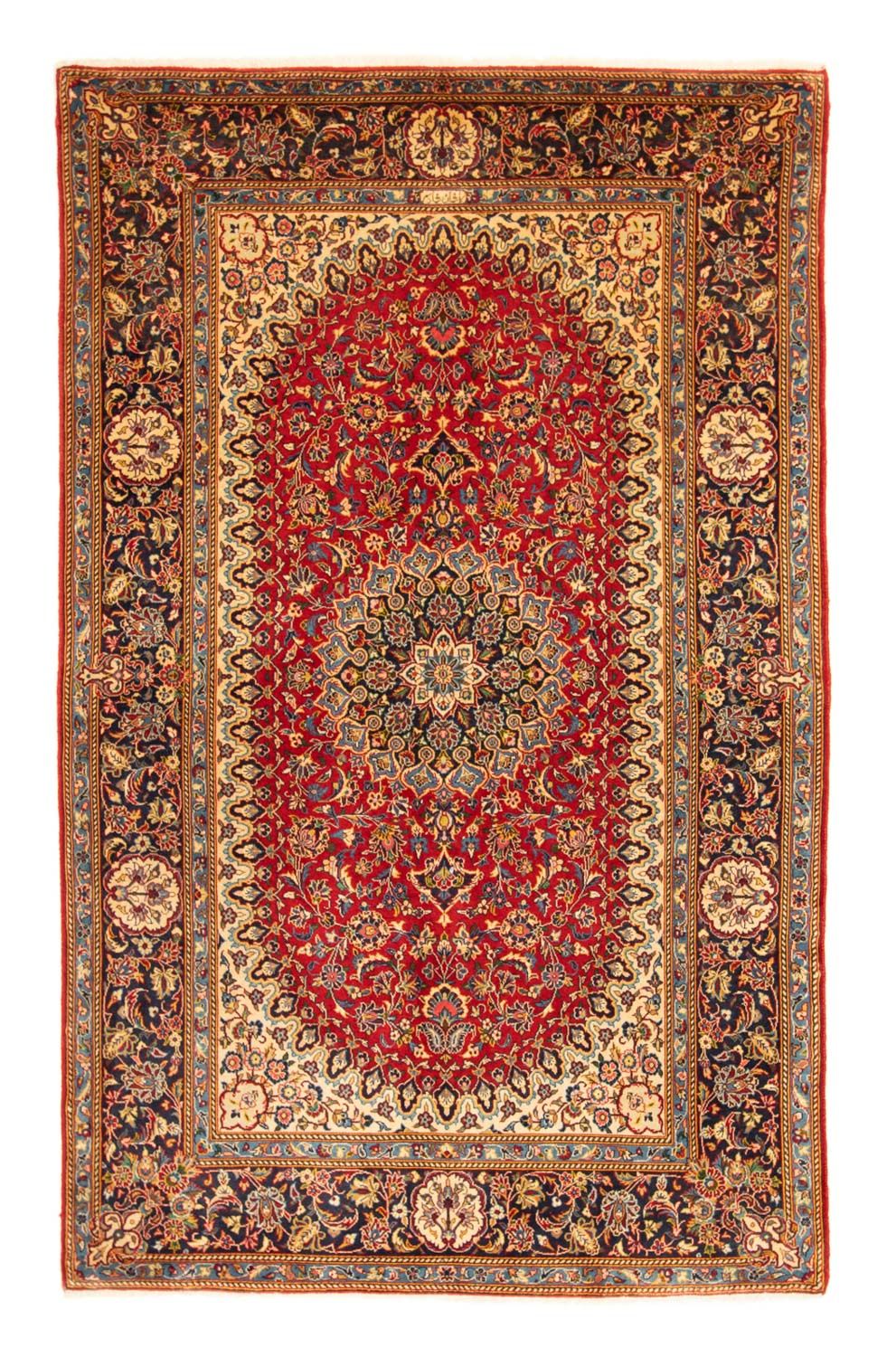 Persisk tæppe - Keshan - 218 x 140 cm - rød
