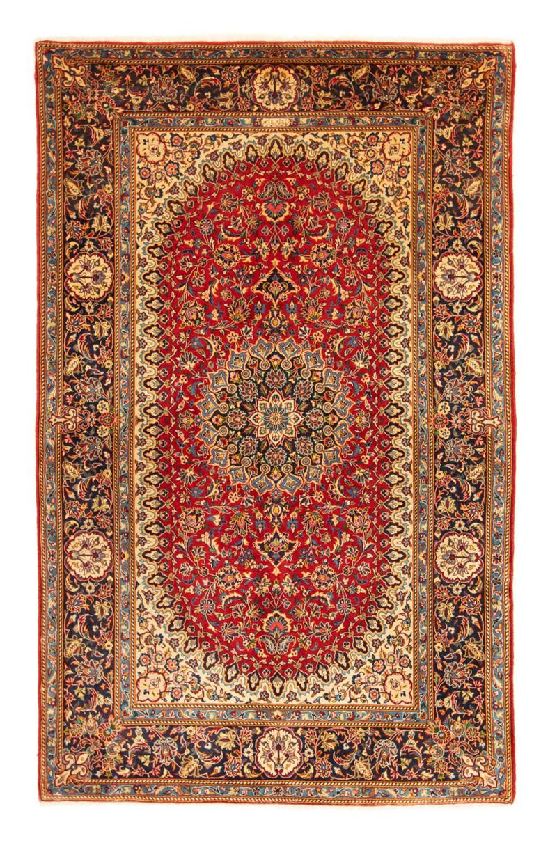 Persisk tæppe - Keshan - 218 x 140 cm - rød