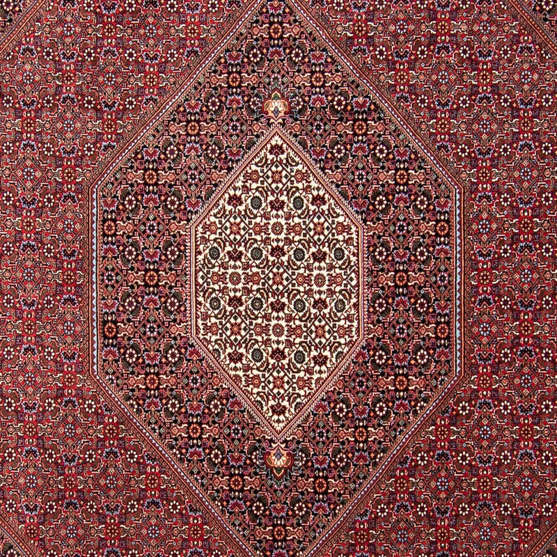 Persisk tæppe - Bijar - 298 x 258 cm - rød