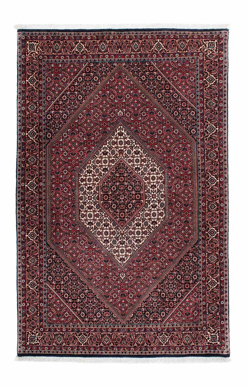Persisk tæppe - Bijar - 200 x 131 cm - mørkeblå