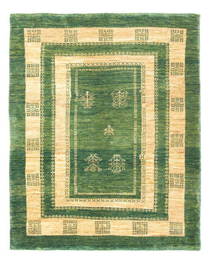 Gabbeh-tæppe - Persisk - 188 x 151 cm - grøn