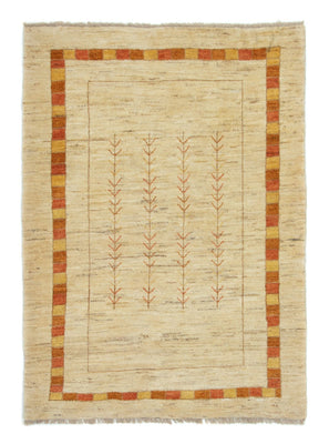 Gabbeh Tæppe - Loribaft Persisk - 178 x 128 cm - beige