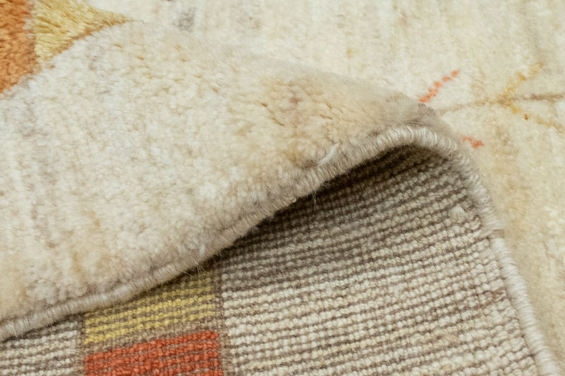 Gabbeh Tæppe - Loribaft Persisk - 178 x 128 cm - beige