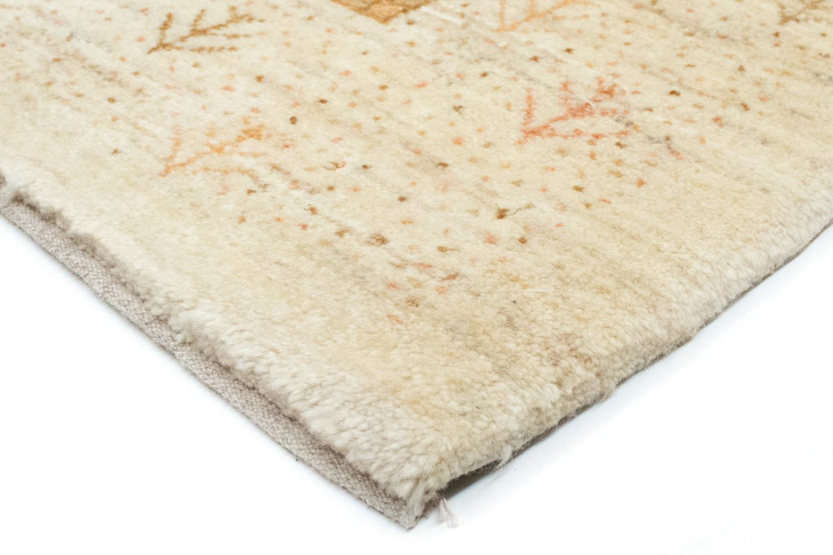 Gabbeh Tæppe - Loribaft Persisk - 182 x 123 cm - beige