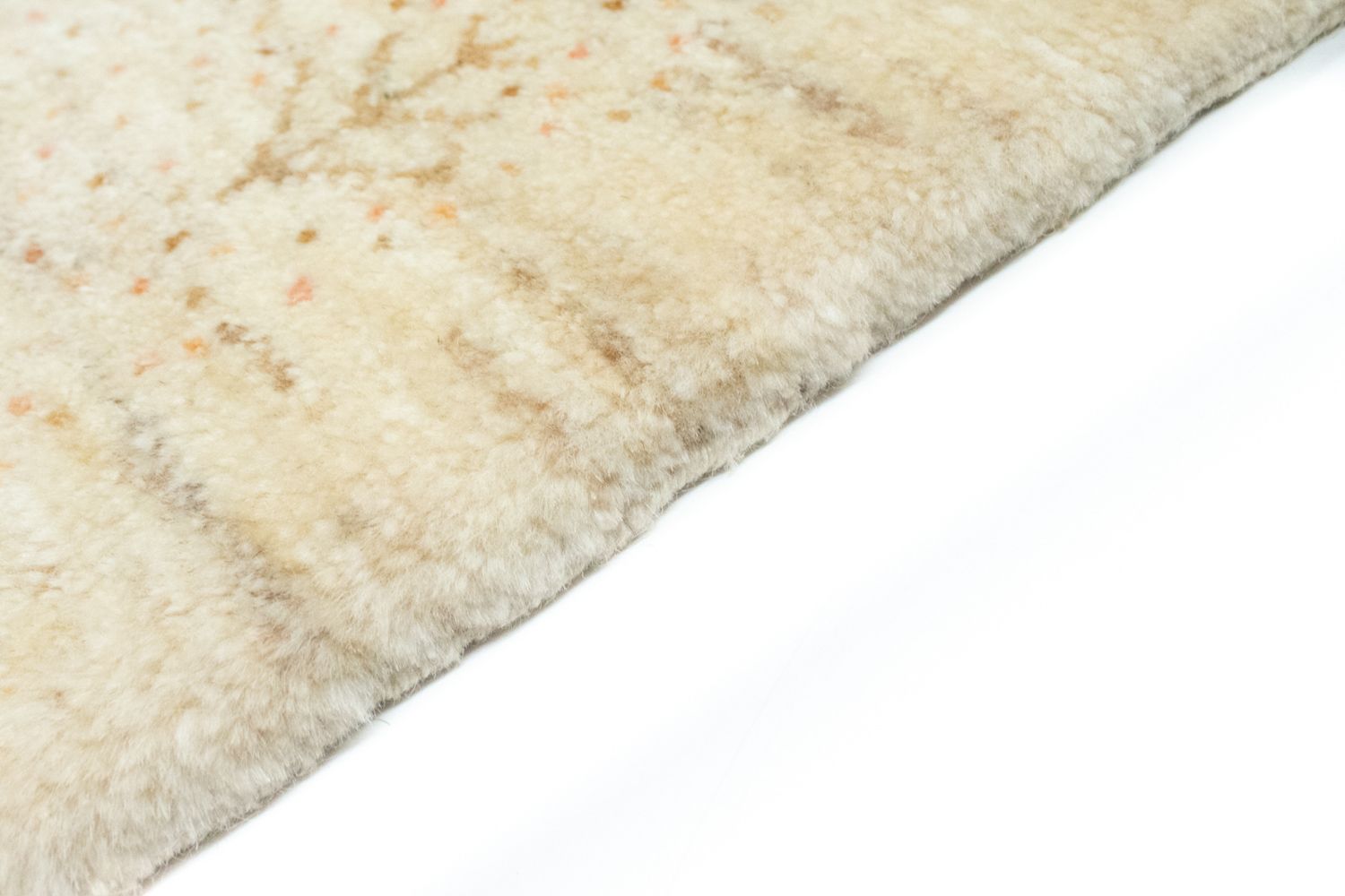 Gabbeh Tæppe - Loribaft Persisk - 182 x 123 cm - beige