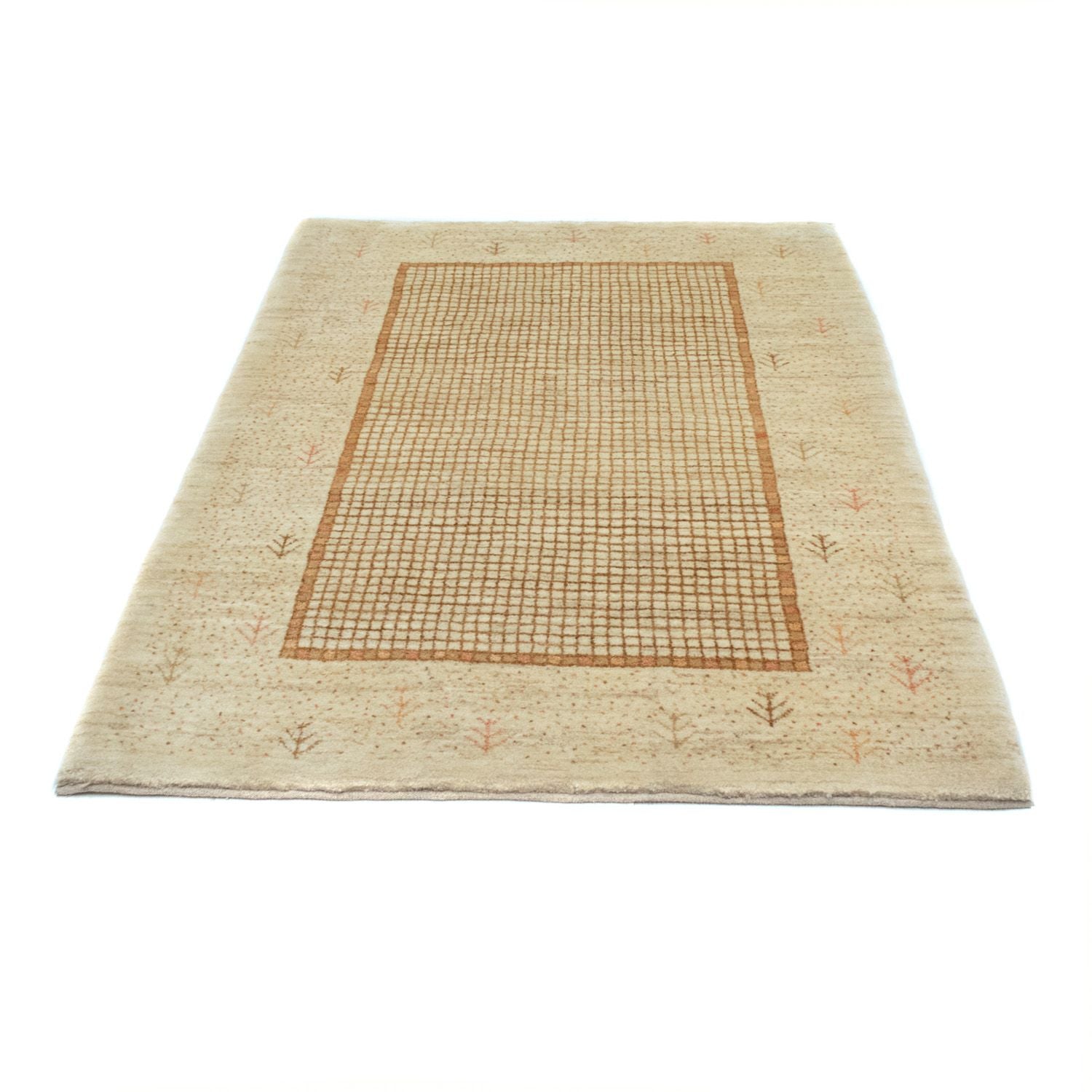 Gabbeh Tæppe - Loribaft Persisk - 182 x 123 cm - beige