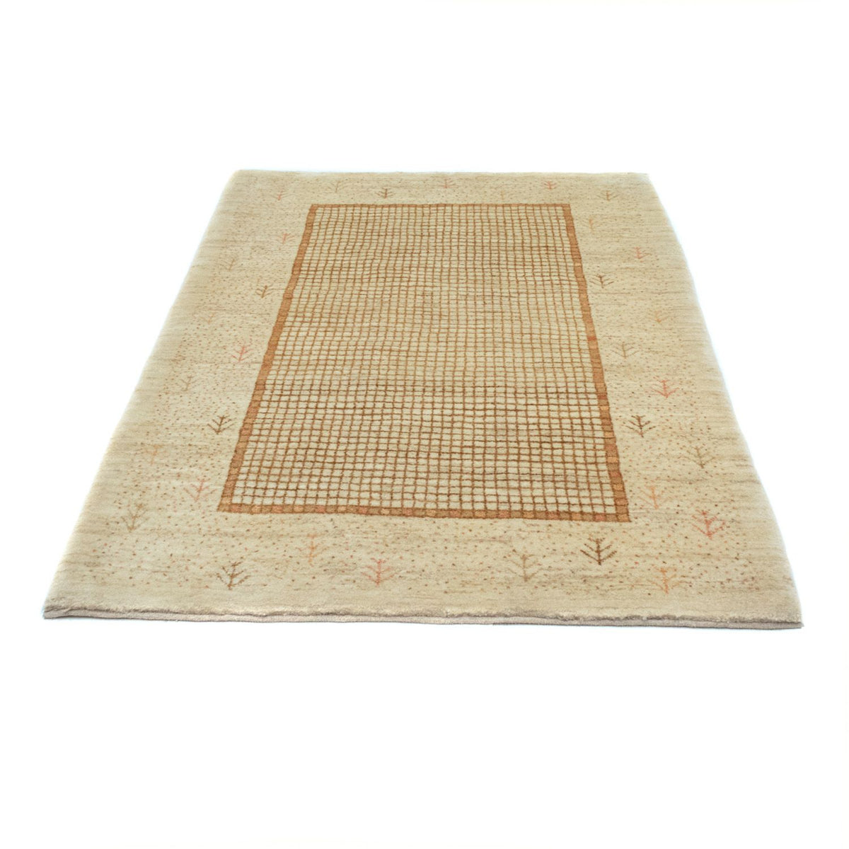 Gabbeh Tæppe - Loribaft Persisk - 182 x 123 cm - beige