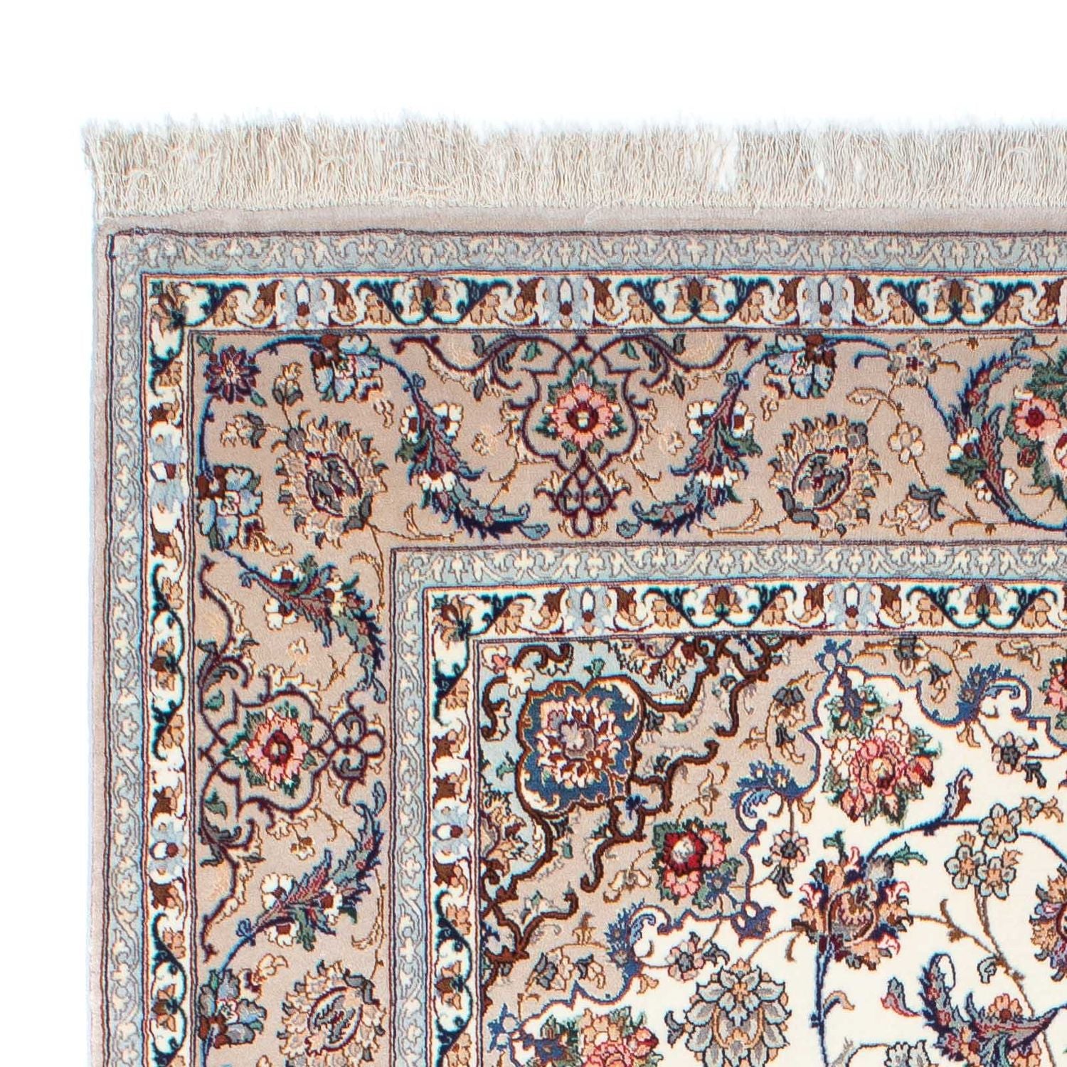 Persisk tæppe - Isfahan - Premium - 230 x 145 cm - beige