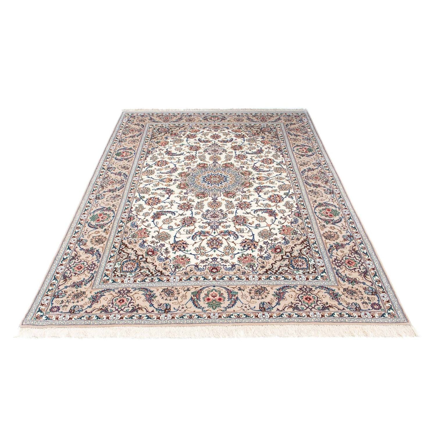 Persisk tæppe - Isfahan - Premium - 230 x 145 cm - beige