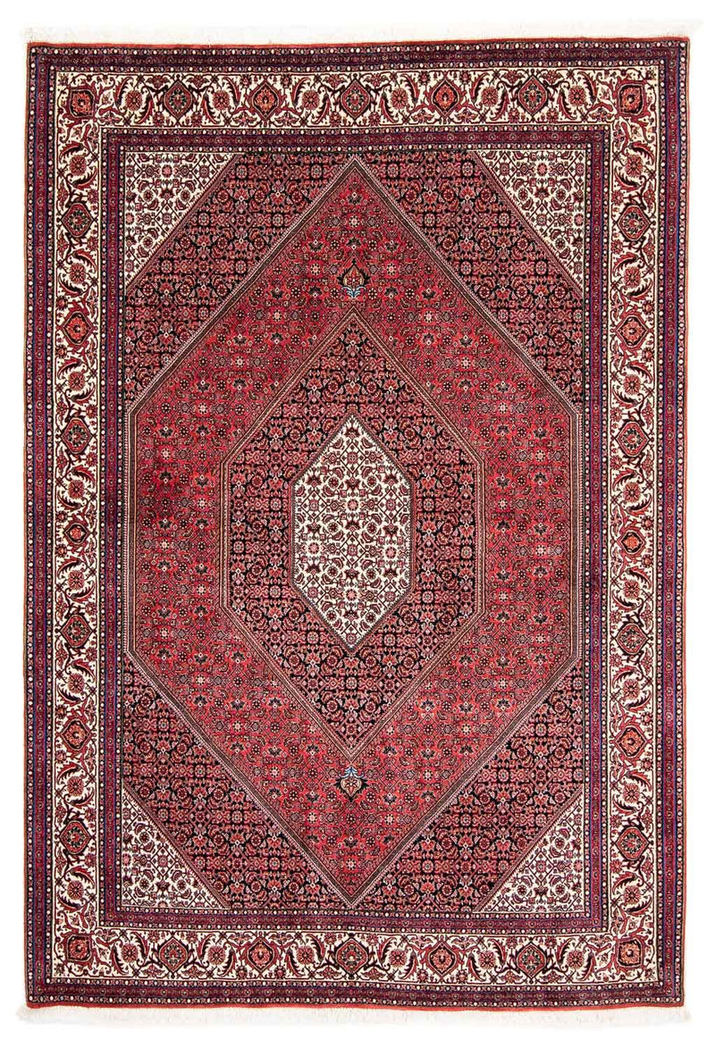 Persisk tæppe - Bijar - 245 x 170 cm - rød
