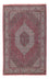 Persisk tæppe - Bijar - 217 x 140 cm - lysrød