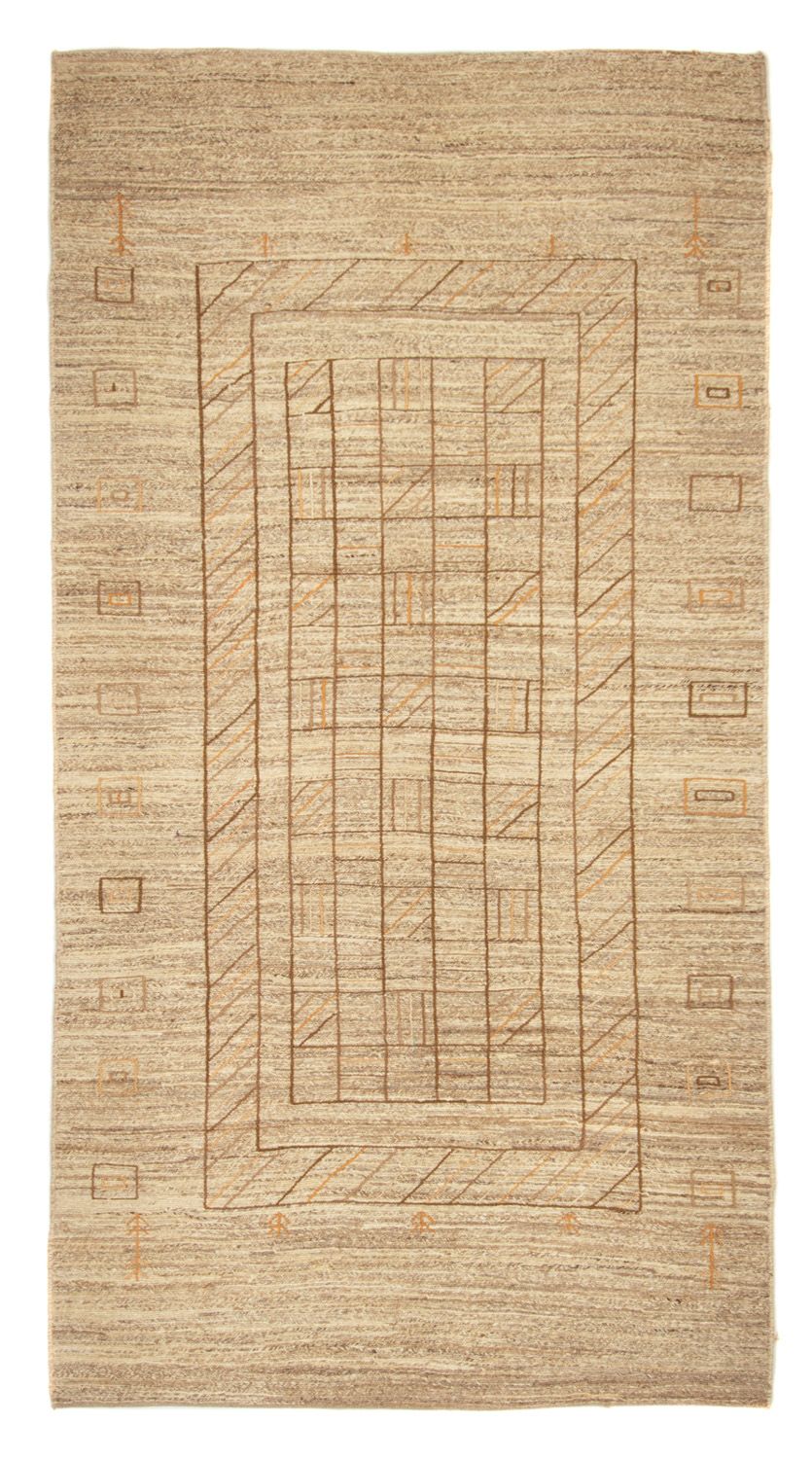 Gabbeh-tæppe - Persisk - 290 x 157 cm - lys beige