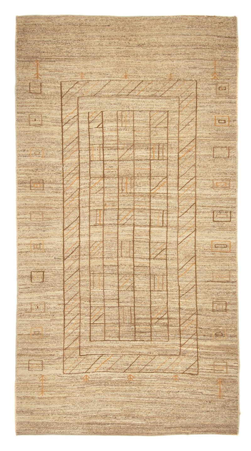 Gabbeh-tæppe - Persisk - 290 x 157 cm - lys beige