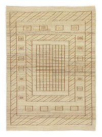 Gabbeh-tæppe - Persisk - 198 x 141 cm - flerfarvet