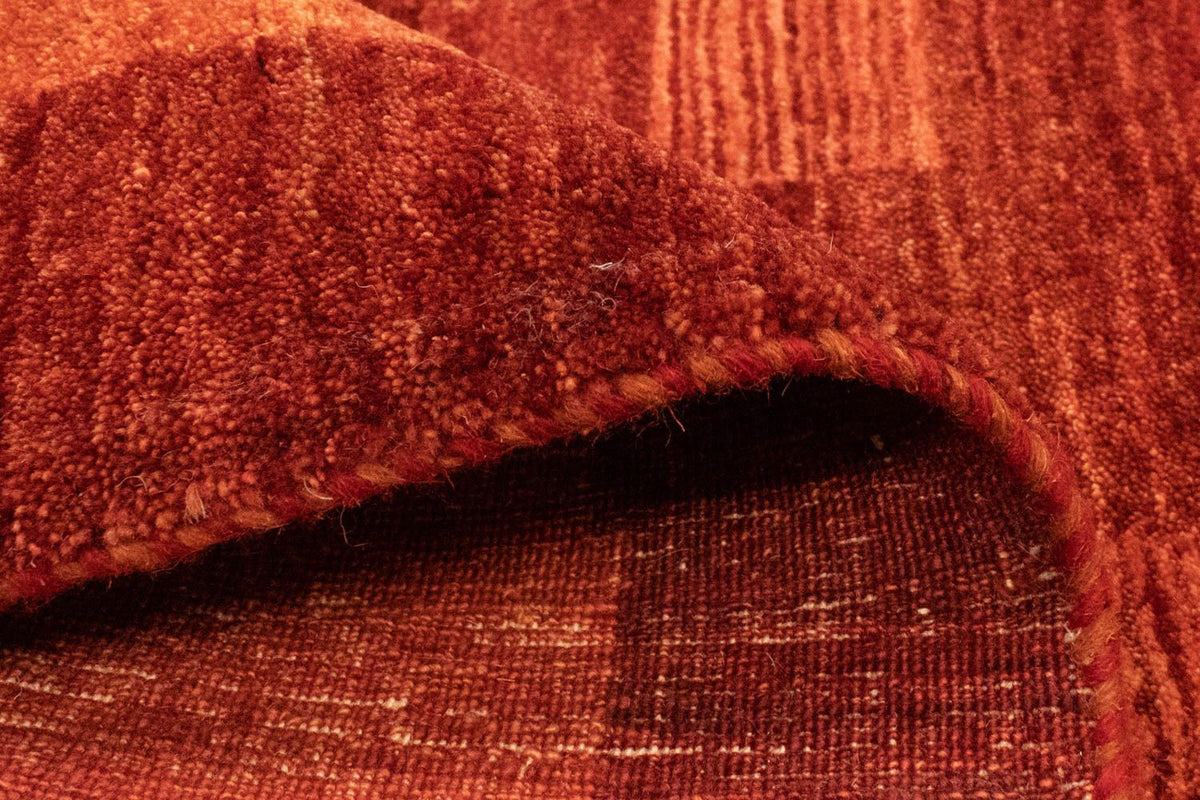 Gabbeh-tæppe - Persisk - 191 x 120 cm - mørkerød