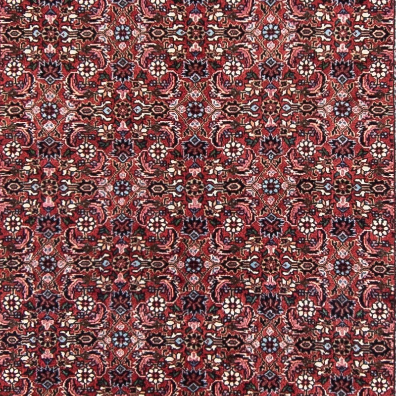 Løber Persisk tæppe - Bijar - 385 x 84 cm - mørkerød
