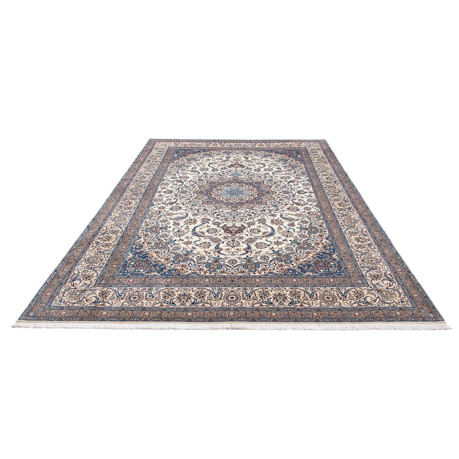 Persisk tæppe - Nain - Premium - 310 x 210 cm - beige