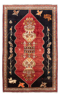 Persisk tæppe - Nomadisk - 202 x 127 cm - mørkeblå