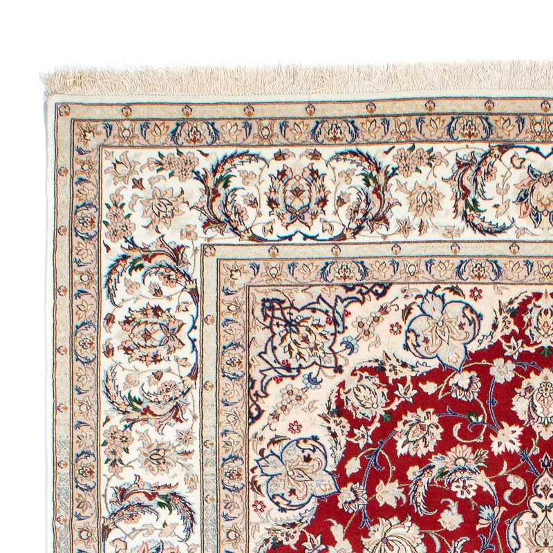 Persisk tæppe - Isfahan - Premium - 237 x 162 cm - rød