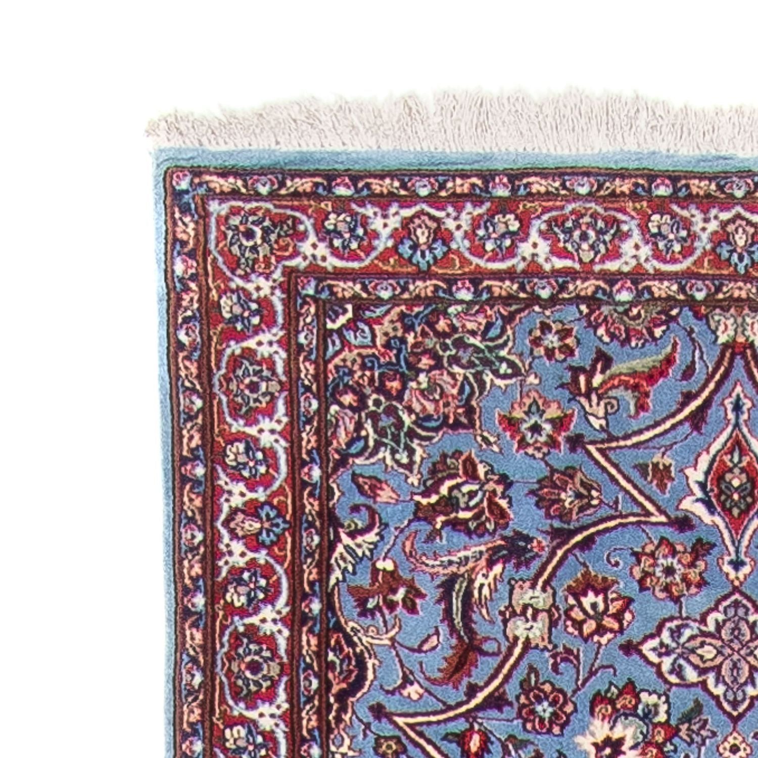 Løber Persisk tæppe - Isfahan - Premium - 438 x 80 cm - lilla
