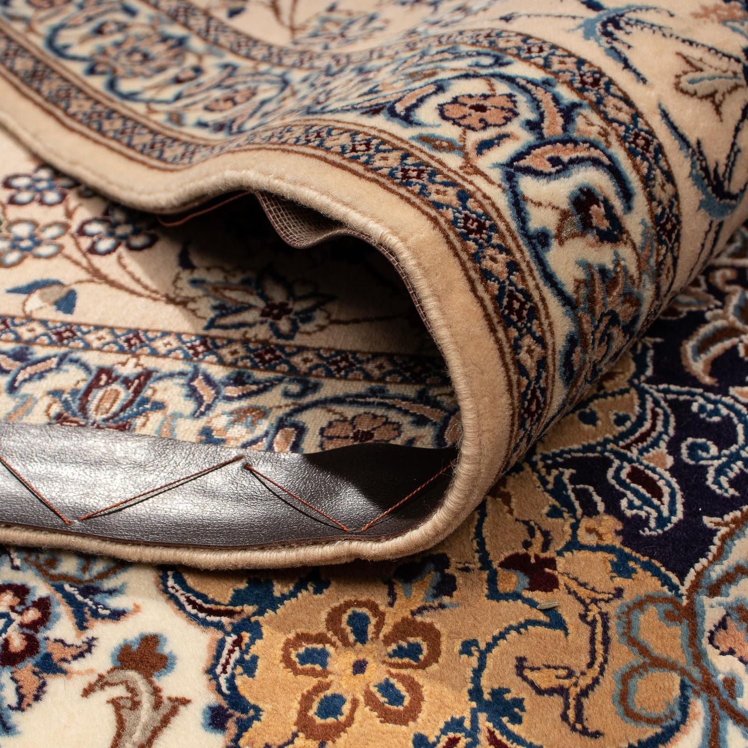 Persisk tæppe - Nain - Premium - 318 x 214 cm - beige