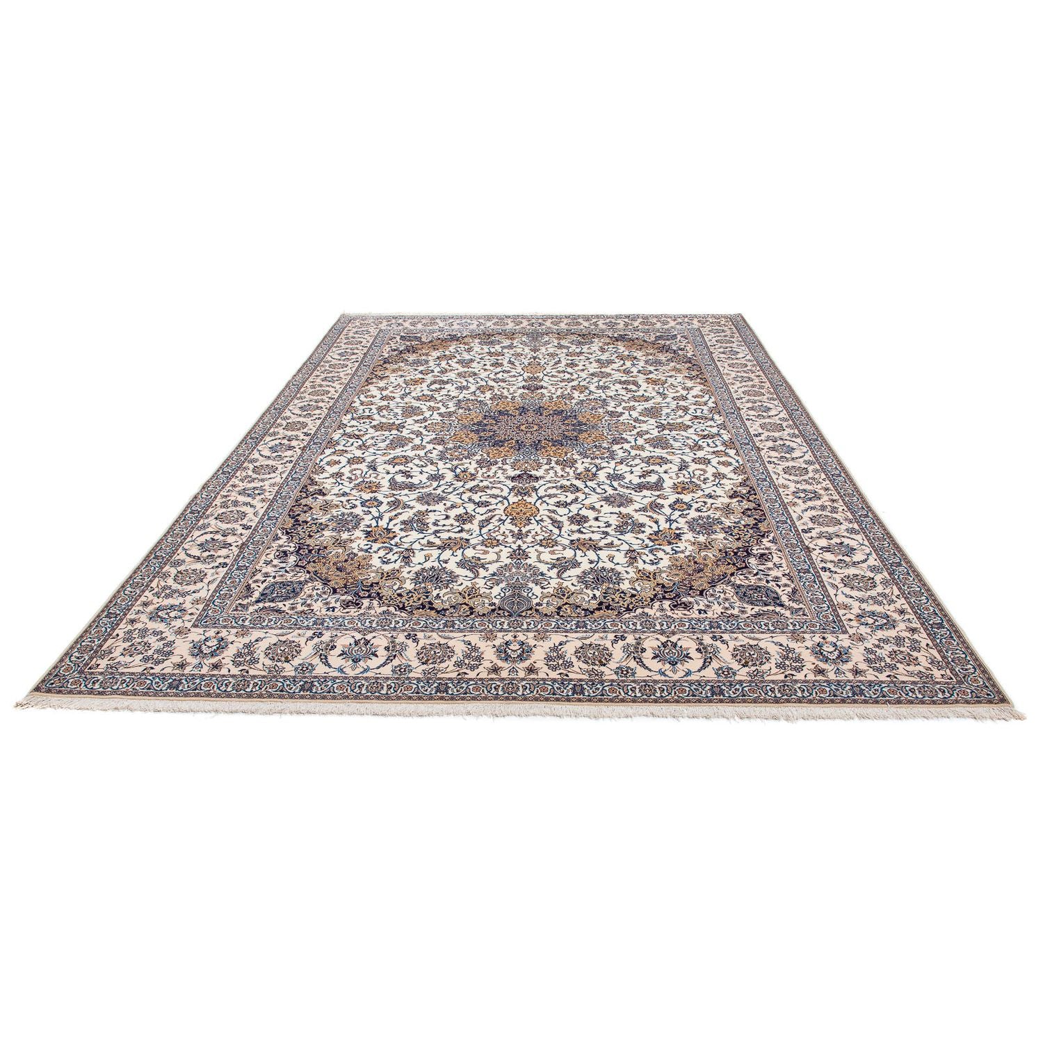 Persisk tæppe - Nain - Premium - 318 x 214 cm - beige