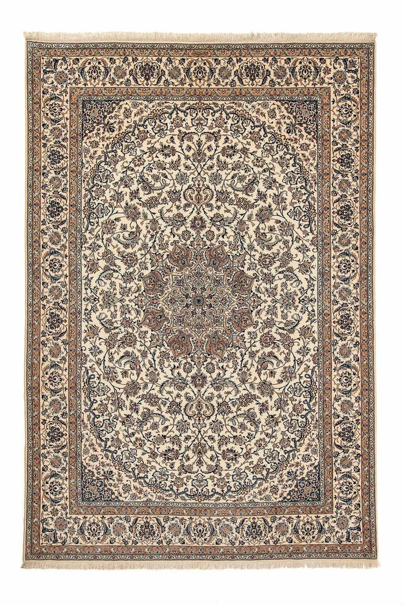 Persisk tæppe - Nain - Premium - 320 x 215 cm - beige