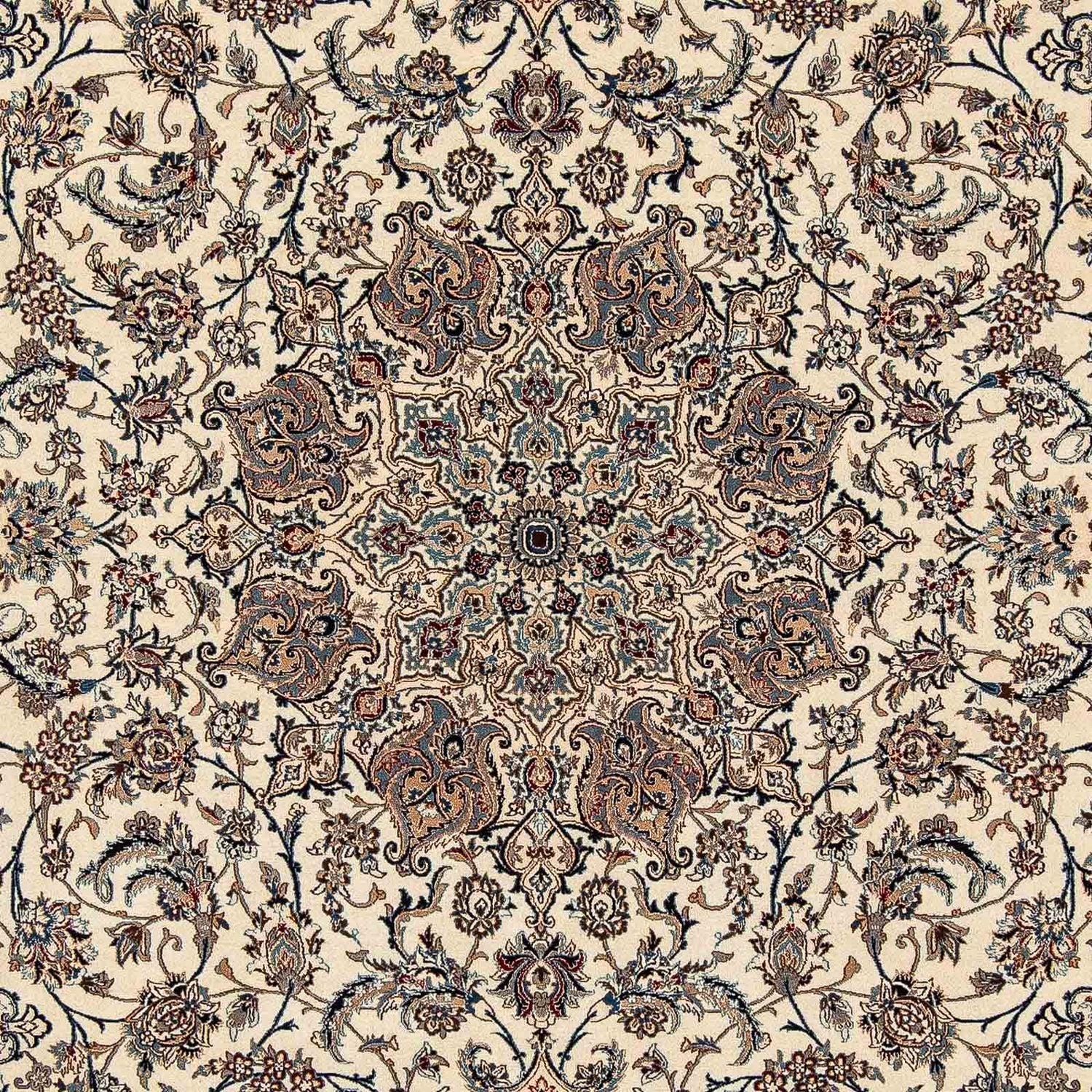 Persisk tæppe - Nain - Premium - 320 x 215 cm - beige