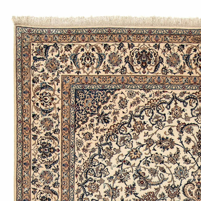 Persisk tæppe - Nain - Premium - 320 x 215 cm - beige