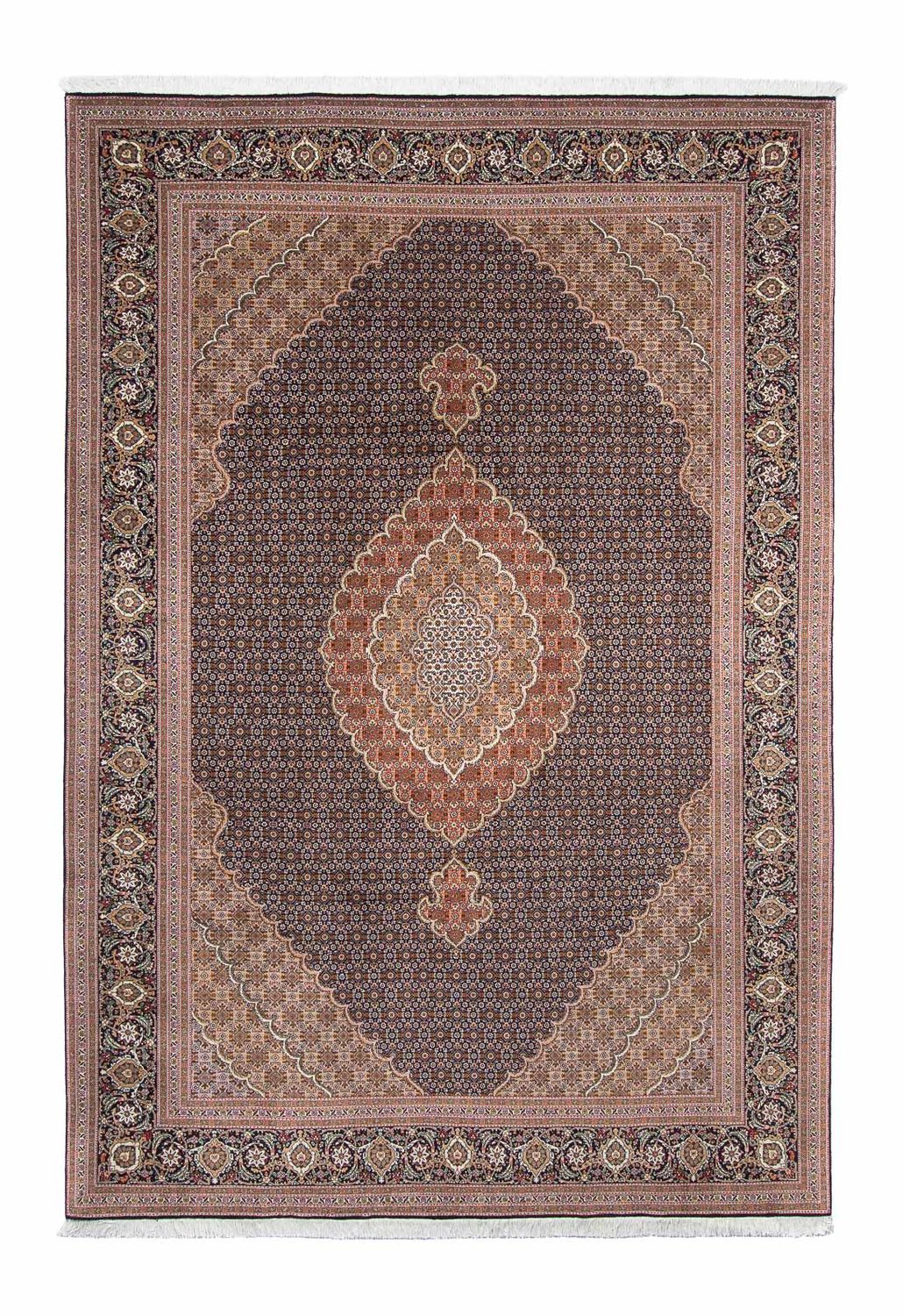 Persisk tæppe - Tabriz - 303 x 202 cm - mørkebrun