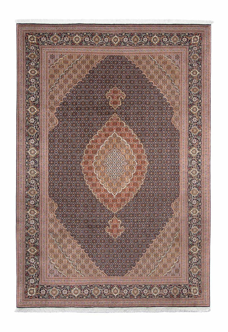 Persisk tæppe - Tabriz - 303 x 202 cm - mørkebrun