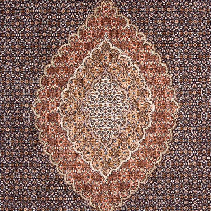 Persisk tæppe - Tabriz - 303 x 202 cm - mørkebrun
