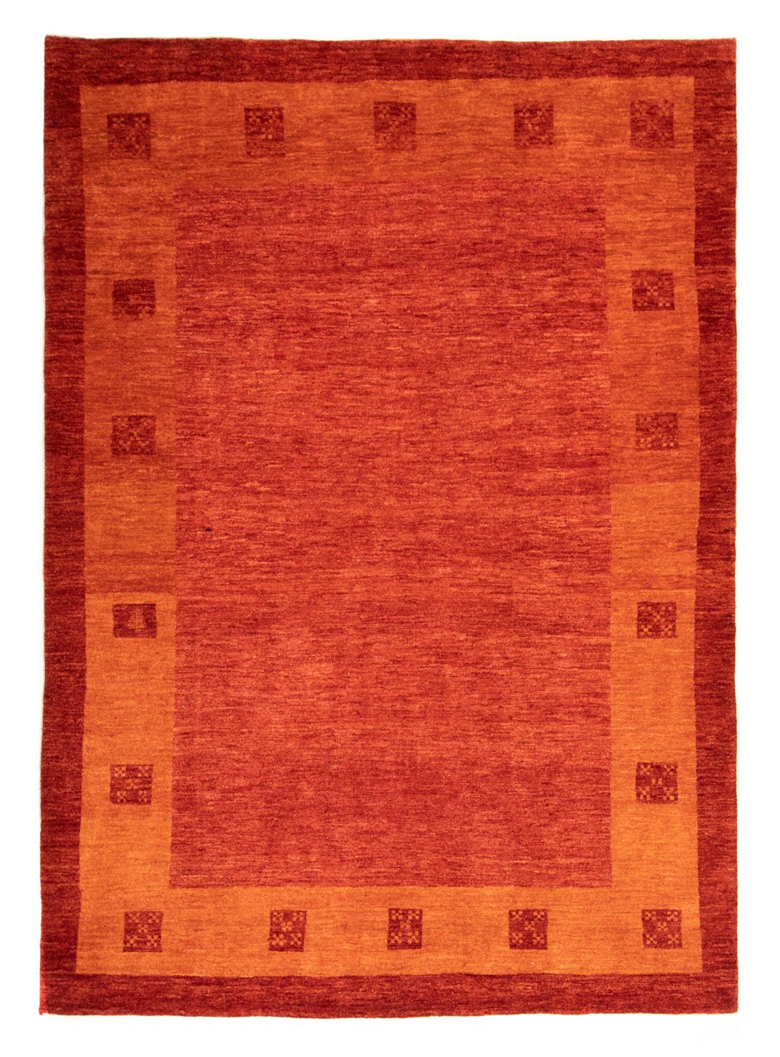 Gabbeh-tæppe - Persisk - 233 x 175 cm - rød