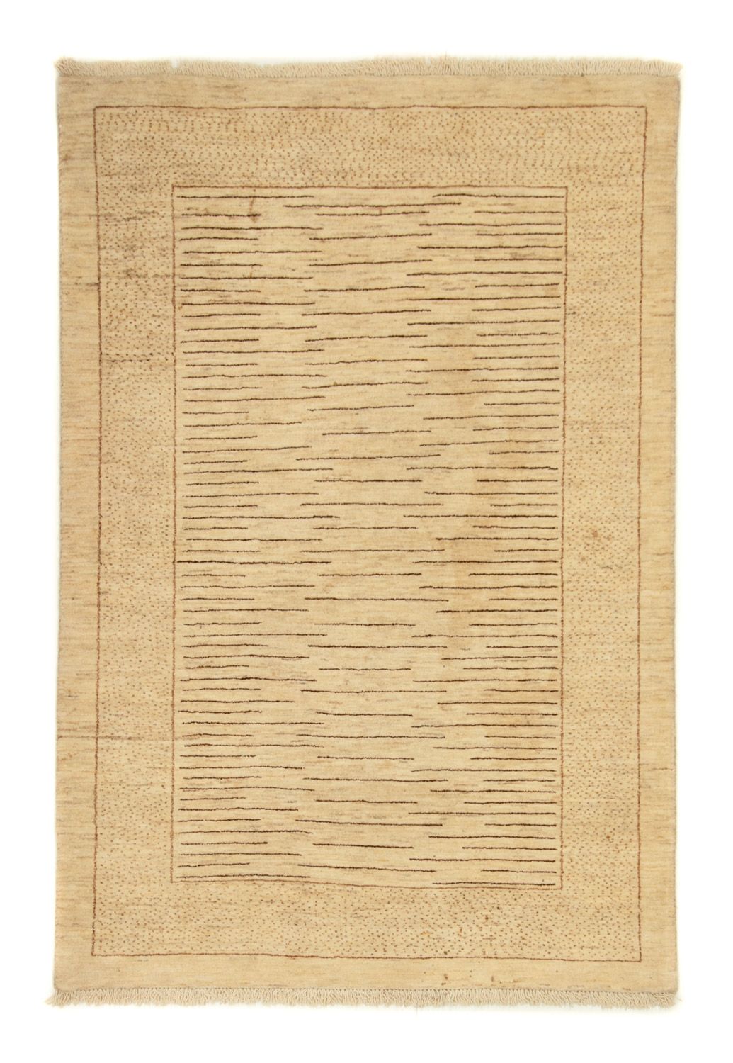 Gabbeh-tæppe - Persisk - 174 x 121 cm - beige