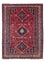 Persisk tæppe - Nomadisk - 320 x 226 cm - mørkerød