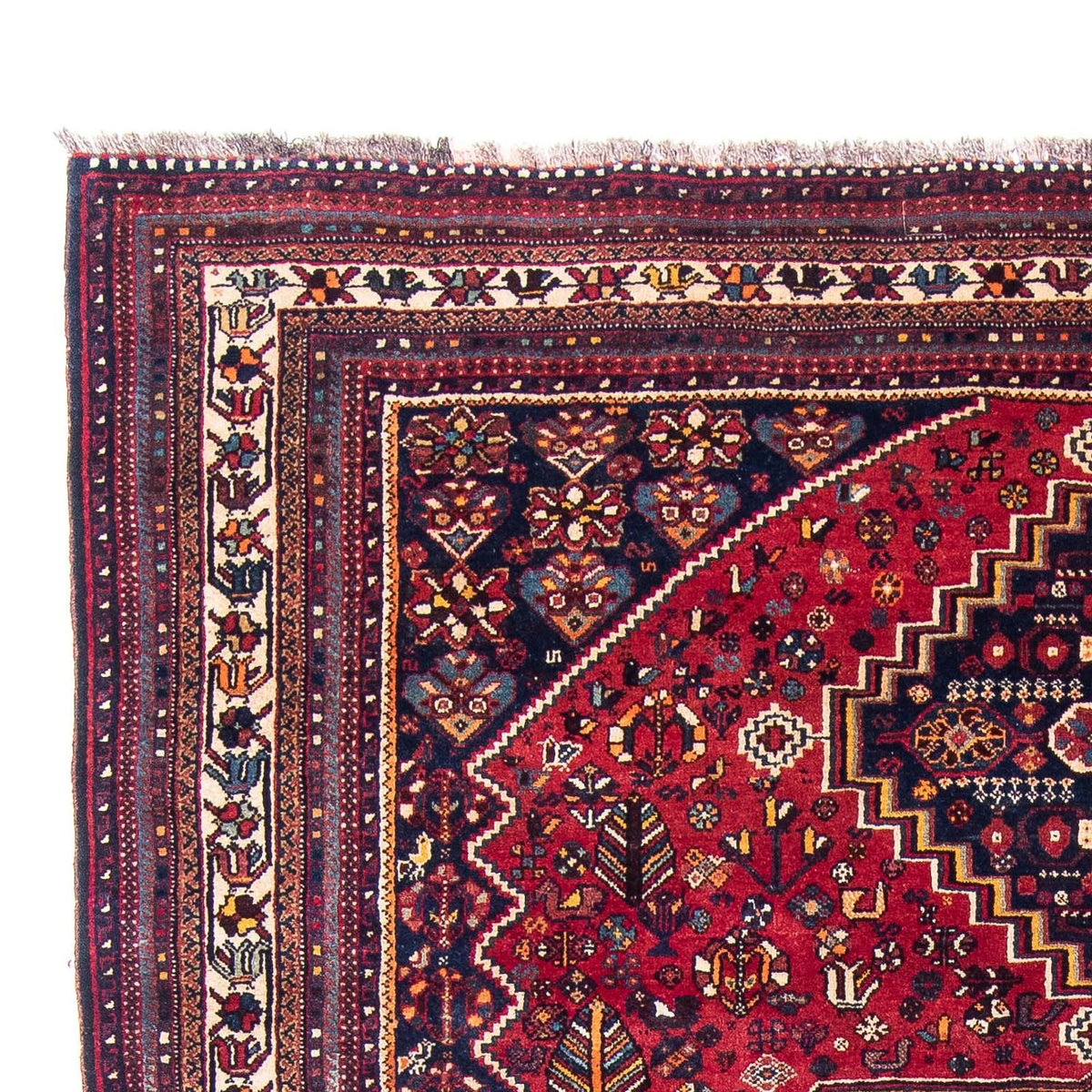 Persisk tæppe - Nomadisk - 320 x 226 cm - mørkerød