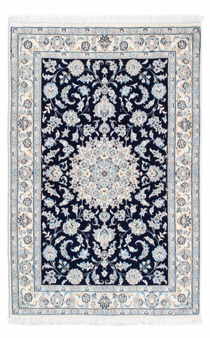 Persisk tæppe - Nain - Royal - 150 x 98 cm - mørkeblå