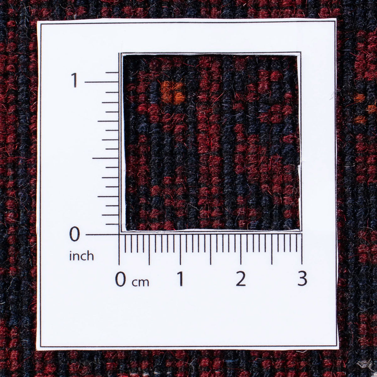 Turkaman-tæppe - 249 x 160 cm - mørkerød