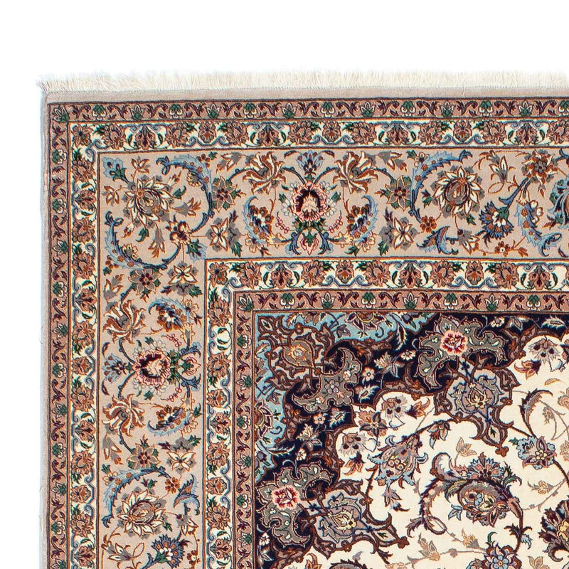 Persisk tæppe - Isfahan - Premium - 242 x 155 cm - beige