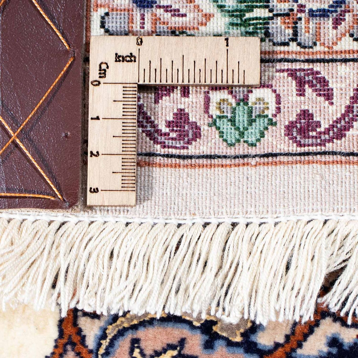 Persisk tæppe - Isfahan - Premium - 242 x 155 cm - beige