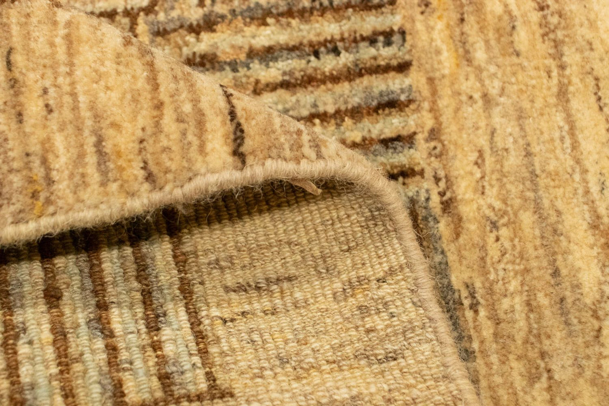 Gabbeh-tæppe - Indus - 93 x 65 cm - lys brun