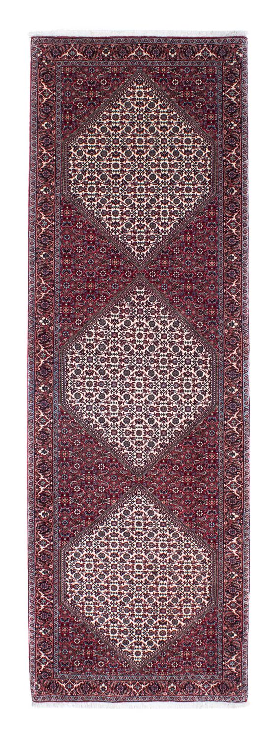 Løber Persisk tæppe - Bijar - 299 x 93 cm - rød