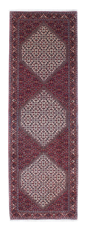 Løber Persisk tæppe - Bijar - 299 x 93 cm - rød