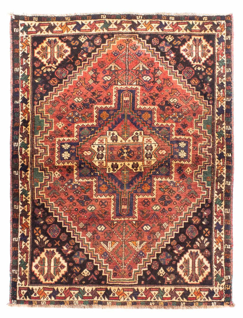 Persisk tæppe - Nomadisk - 154 x 114 cm - lysrød