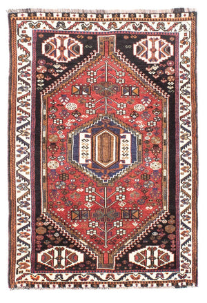 Persisk tæppe - Nomadisk - 154 x 104 cm - rød
