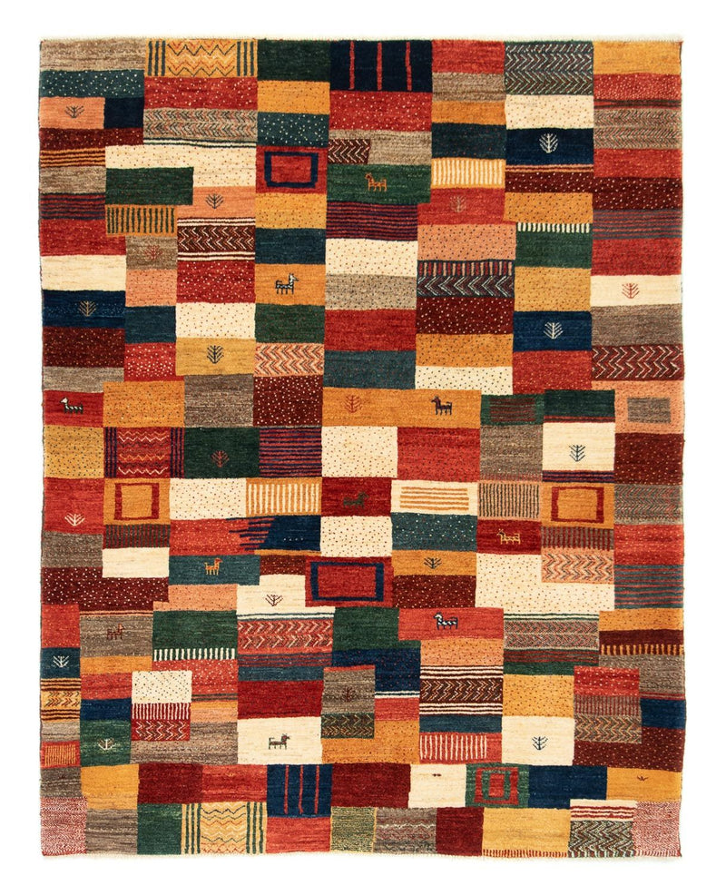 Persisk tæppe - Nomadisk - 194 x 150 cm - flerfarvet