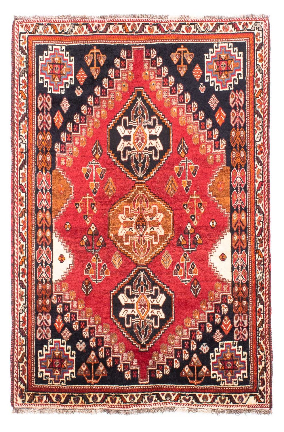 Persisk tæppe - Nomadisk - 165 x 111 cm - rød