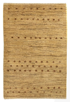 Gabbeh-tæppe - Indus - 95 x 62 cm - beige